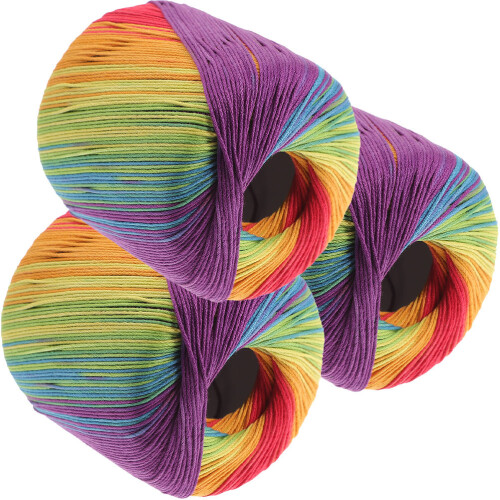 3 Rouleaux Fil Par Segment Pour Tricotage Main 1
