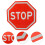 de routière réfléchissant stop avertissement 3
