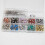 300 pièces - Anneaux 6 mm œillets multicolores avec outils 4