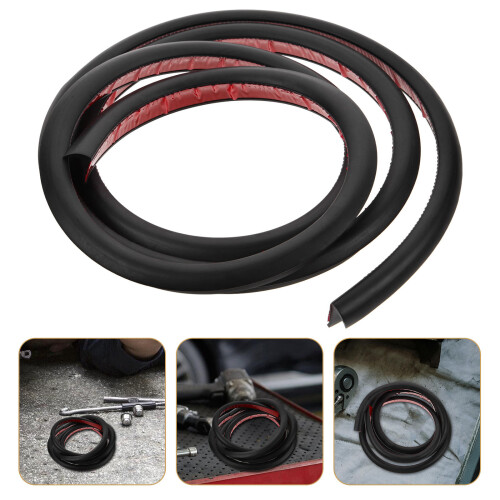 Roofing Gutters Rv Drip Rail Rain P Black Rubber 1set 2