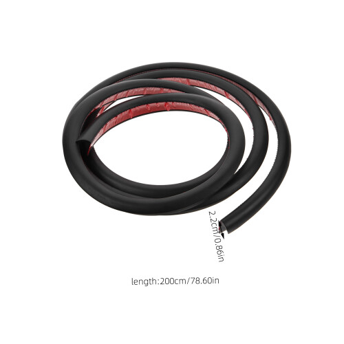 Roofing Gutters Rv Drip Rail Rain P Black Rubber 1set 1