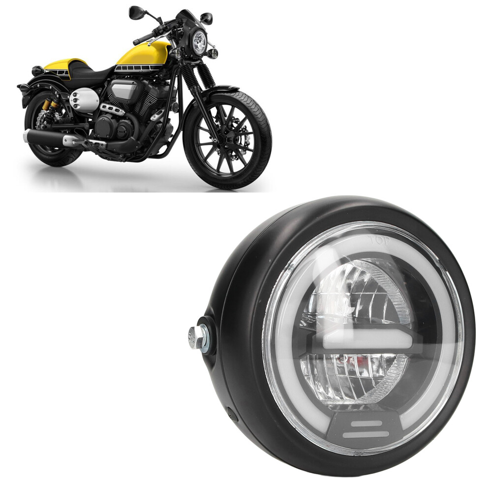 6.5 Inch Round Led Headlight Motorcycle Dc12v With Ipx66 Waterproof 5031357087739