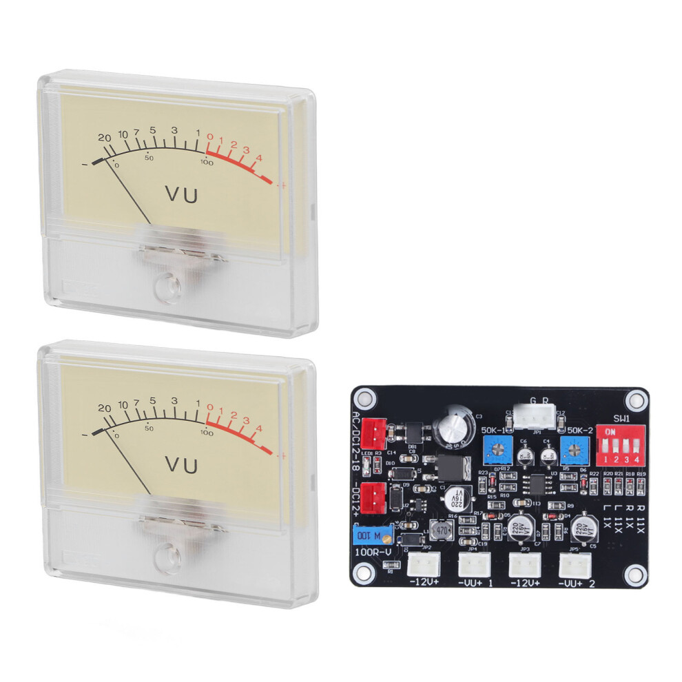 High Accuracy Audio Level Meter Preamplifier Vu With Yellow Backlight 5041357088278
