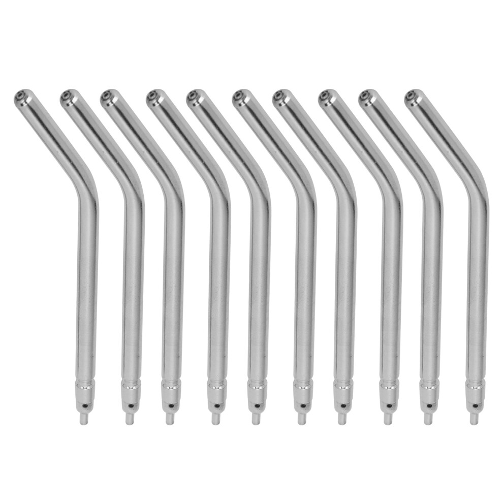 Dental Syringe Tips 10pcs Stainless Steel Air Water Nozzles for Dental Chair