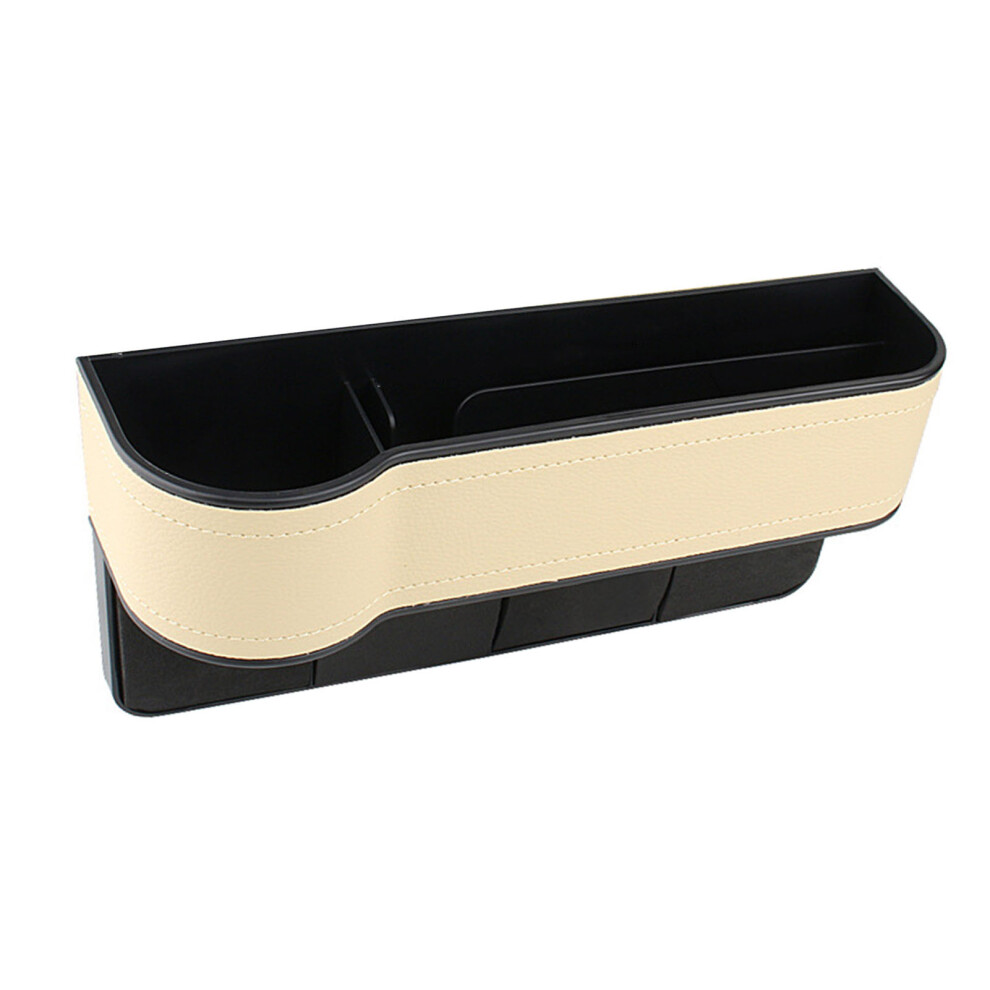 Car Seat Gap Filler Organizer Storage Box | 278.514Cm Beige 9331357090101
