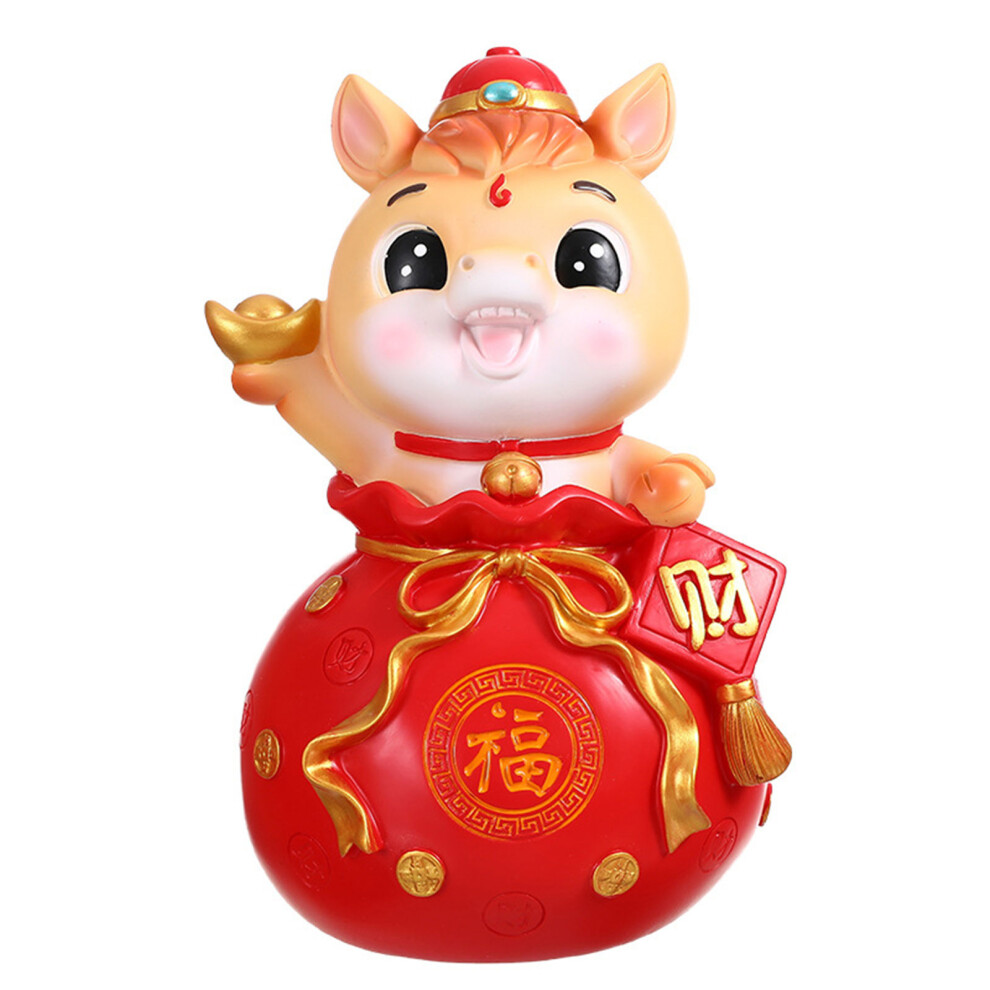 Brave Horse Theme Savings Container-Lucky Bag Piggy Bank 7695000246201