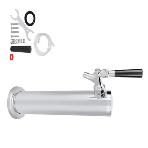 Metal Build Beverage Dispenser Column with Precise-Pour Tap and