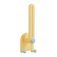Vertical Hair Accessory Organiser With Space-Yellow Blue