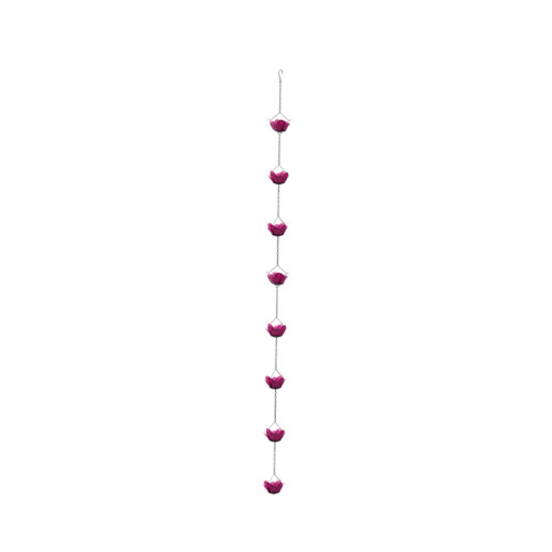 (1 Pack) Rose Flower Rain Chain - Decorative Downspout