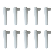Protecteurs de poignée en élastomère, 10 pièces/paquet,-gris