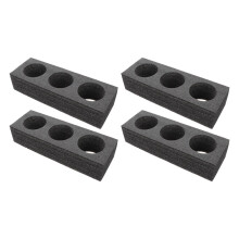 4Stk Milchtee Becherhalter 3 Loch Tragbar Getränkeverpackung