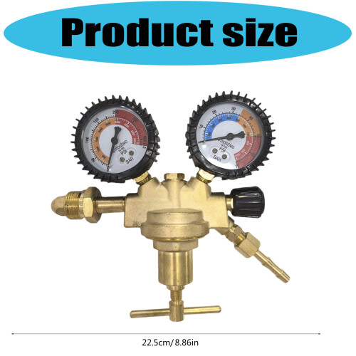 Stress Bronze Gas Regulator G3/4 Suitable for Welding Lab CO2 1