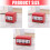 Strong Tabletops Game Counter Recycle Score-Three digits Red 3