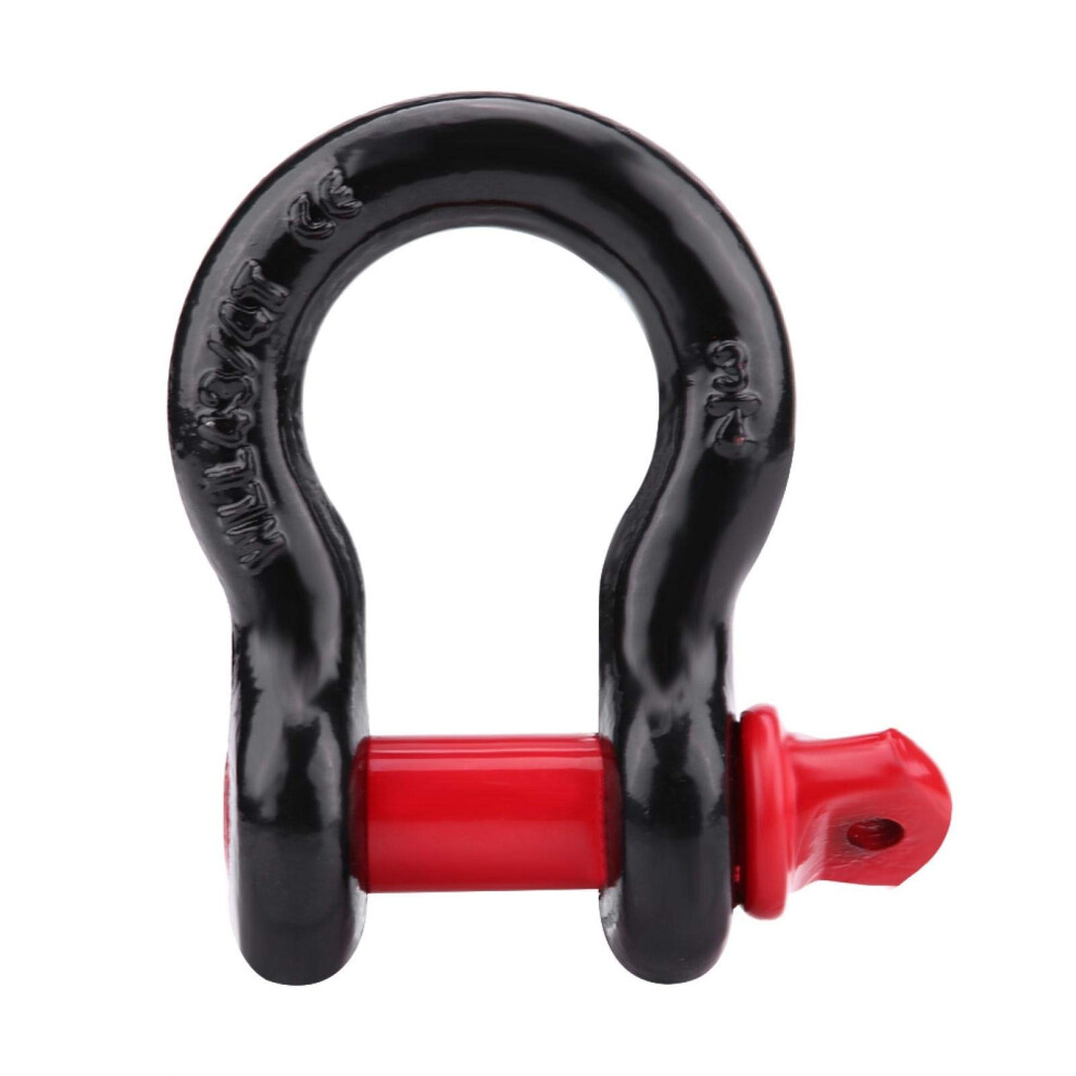 Winch Shackle Steel, Heat-Resistant, Galvanized Heavy-Duty Winch Link Hook D Ring For Vehicle Recovery 4.75T, Two Sizes 9084446704266