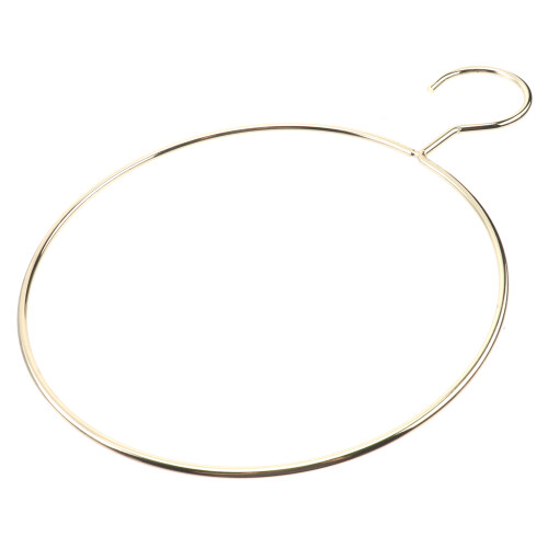 Runde Metall Kleiderbügel Für Bikini Bügel Gürtel Schal Hänger Golden