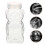6 bärenform honigflasche transparent süßigkeitendose 9
