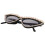 Triangle Cat Eyes Zonnebril Vrouwen 8