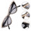 Triangle Cat Eyes Zonnebril Vrouwen 5