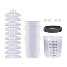 Paint Mixing Containers 800ml Capacity Paint Sprayer Cup Liners Automotive Paint Sprayer Set For Paint Resin Epoxy Art
