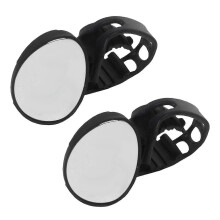 (As show, One size) 2X Bike Mirror, Bicycle Cycling Rear View Mirrors Adjustable Handlebar Mounted for Mountain Road Bi