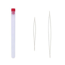 10 Unidades Kit Agujas Abalorios Manualidad Con Botella Almacenamiento