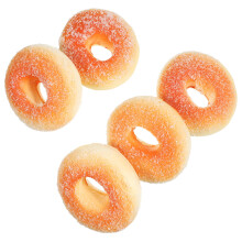 5 accesorios para fotos de donut, comida artificial PU, decoración DIY