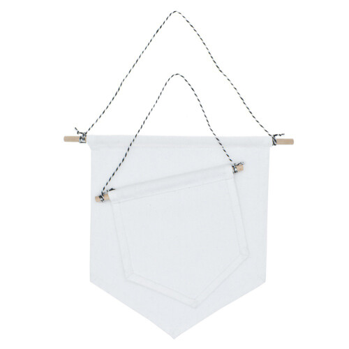 Pin Émail Broche Fanion Toile Murale Blanche Taille M 2