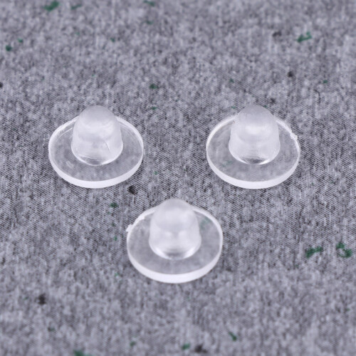 100 Pièces Coussinets Antidouleur Pour Clips D'oreille Style 2 2