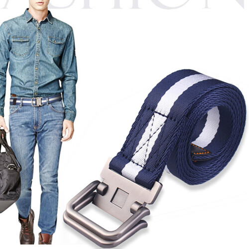 Ceinture En Nylon Métallique Réglable Style 2