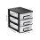 Transparent Desktop Storage Drawer Clear Pp 1pack 2