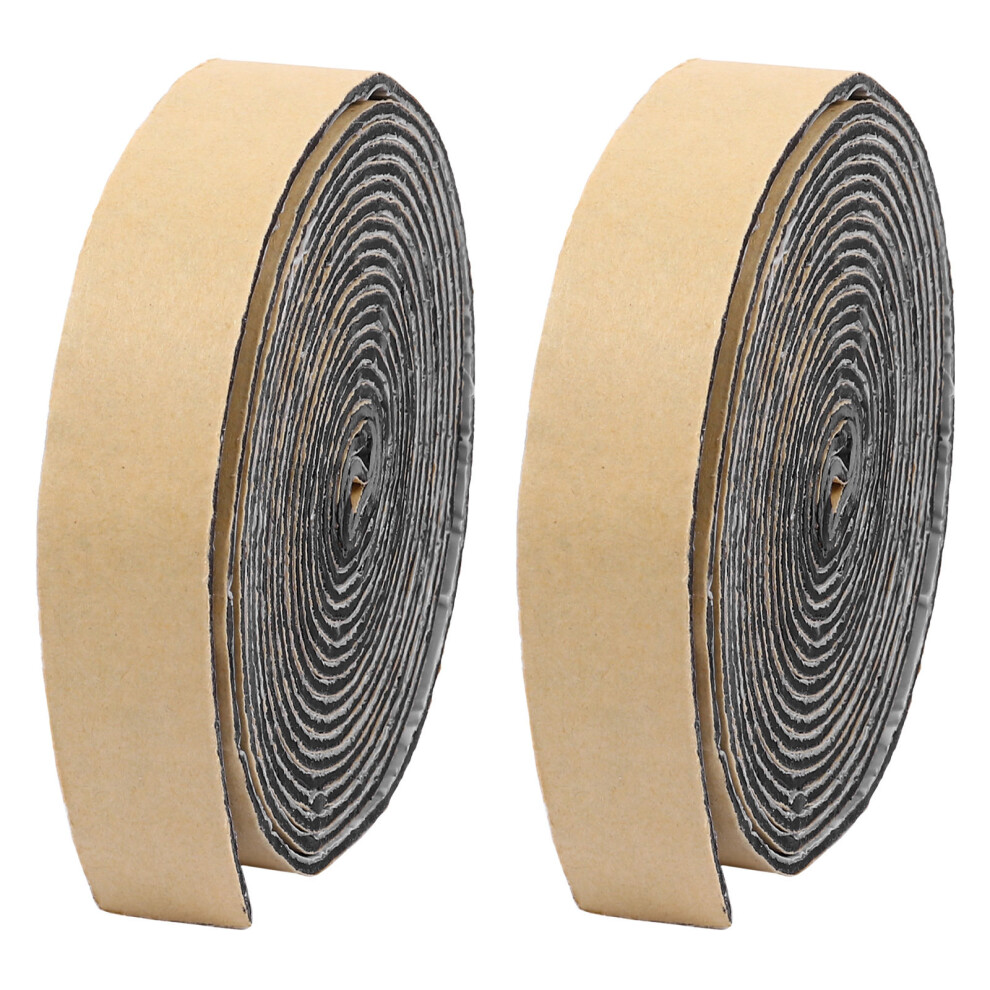 2Pcs Waterproof Butyl Rope Sealant Tape Black For Rv Windshield Use 3397572312615