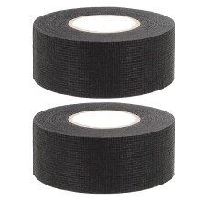Masteelf 2 Rolls Gaffer Tape Tear-Resistant Tape 1500x3.2cm Black