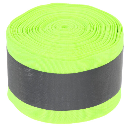 Reflective Fabric Fluorescent Webbing Office Man Tape Strips For Car