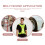 Reflective Fabric Fluorescent Webbing Office Man Tape Strips For Car 9