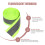 Reflective Fabric Fluorescent Webbing Office Man Tape Strips For Car 10