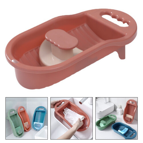 1pack Washboard For Laundry Hand Pink For Home 2