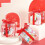 4pcs clear plastic square storage boxes with lids for candy, jewelry 4