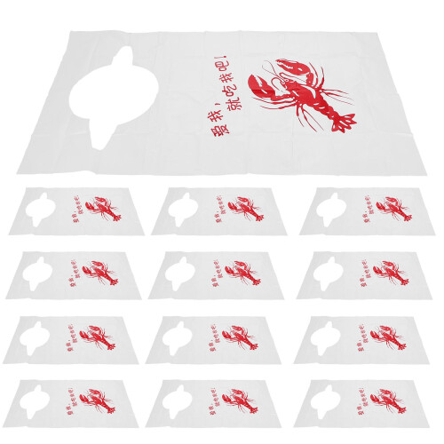 Lobster Bibs 100pcs For Elderly To Prevent Stains