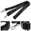 4pcs Horse Leg Straps Replacement Nylon Adjustable Secure Black 5