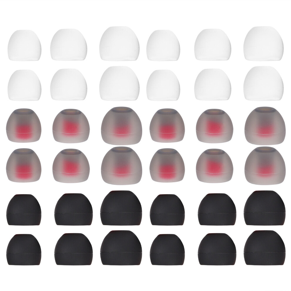 36Pcs Silicone Ear Tips Noise Reducing For Earphones And Gifts 3022224065983