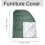 Garden Swing Cover Green 1pack 45x75in 7