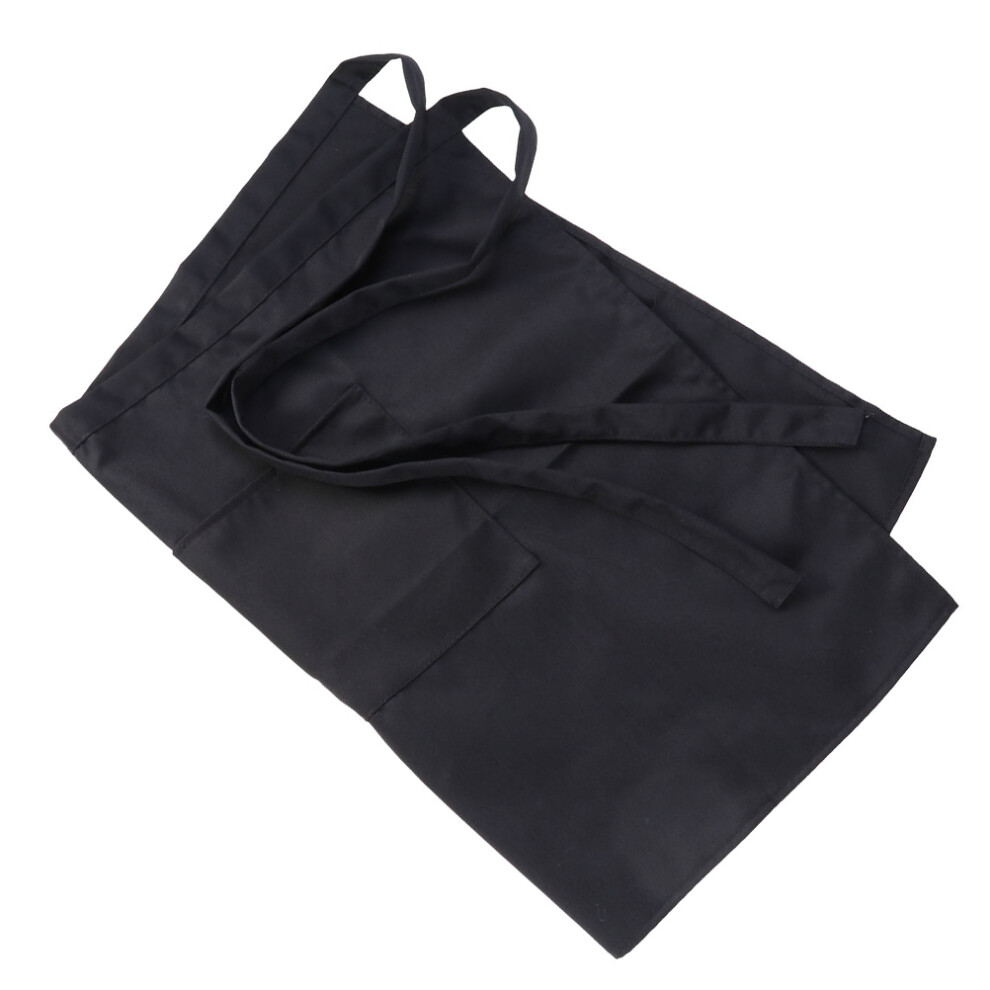 1Pc Half-Length Working Apron With Pockets 3397572227391