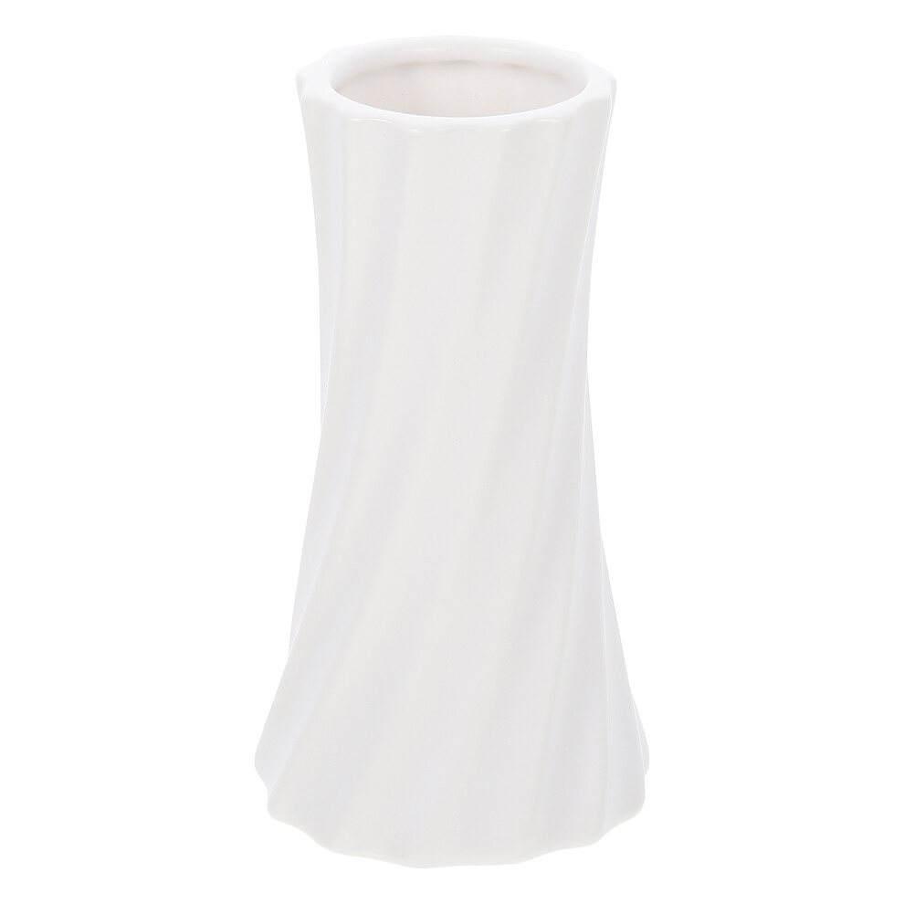 Simple Shape Minimalist Ceramic Vase For Bedroom Dried Flower Decor-image-OPC-PMKS8K5-NEW