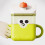 Learning drink cup, baby specific straw cup with handle,-Green 4