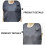 Clothing Protectors Black Material 1pack 8