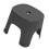 1pc black plastic anti-slip multi-use low stool for home and bathroom 3