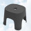 1pc black plastic anti-slip multi-use low stool for home and bathroom 7