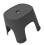 1pc black plastic anti-slip multi-use low stool for home and bathroom 4