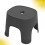 1pc black plastic anti-slip multi-use low stool for home and bathroom 11