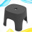 1pc black plastic anti-slip multi-use low stool for home and bathroom 9